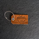 Wild Leather Luggage Tag