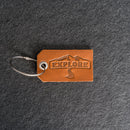 Explore Leather Luggage Tag