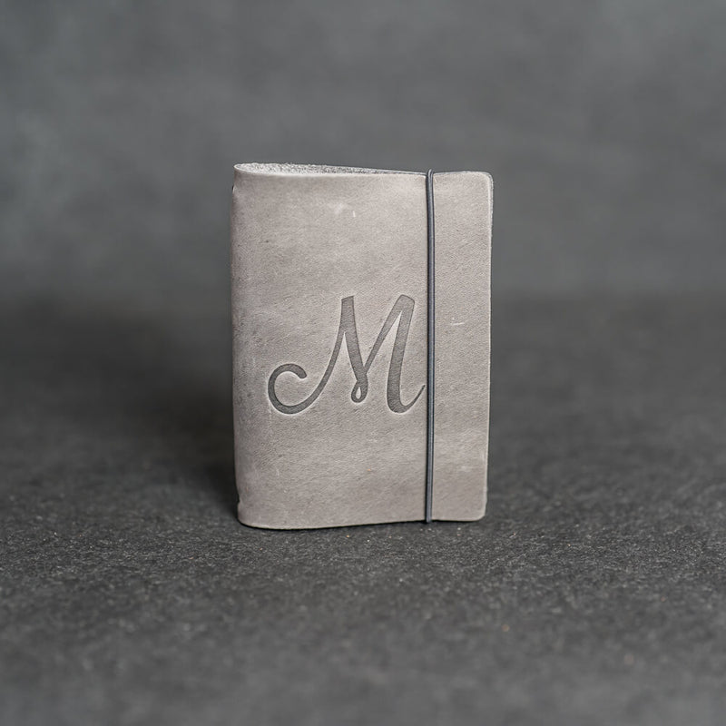 Refillable Personalized Leather Pocket Journal
