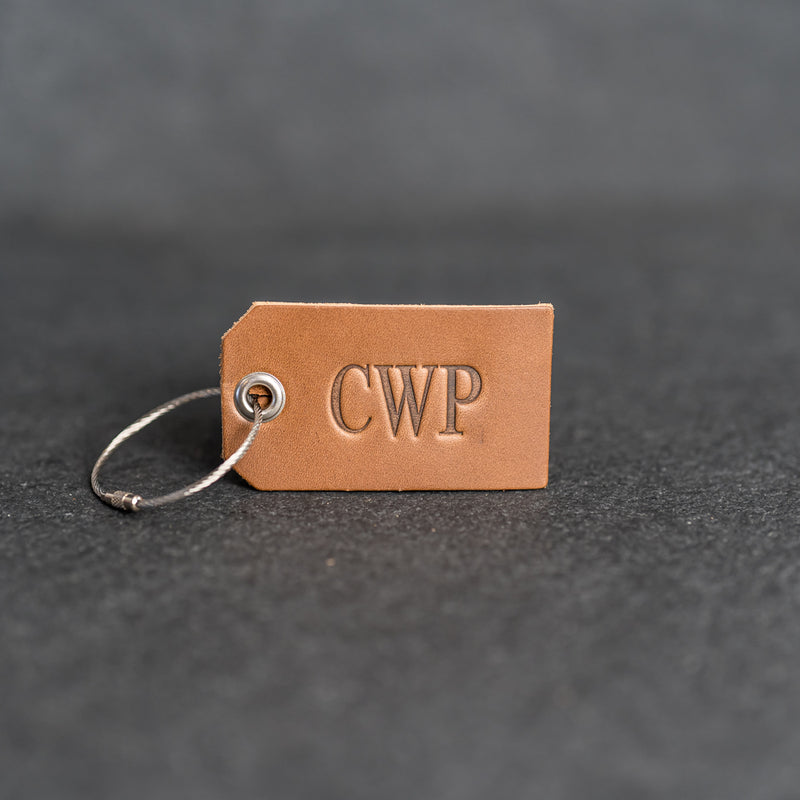Personalized Leather Luggage Tags