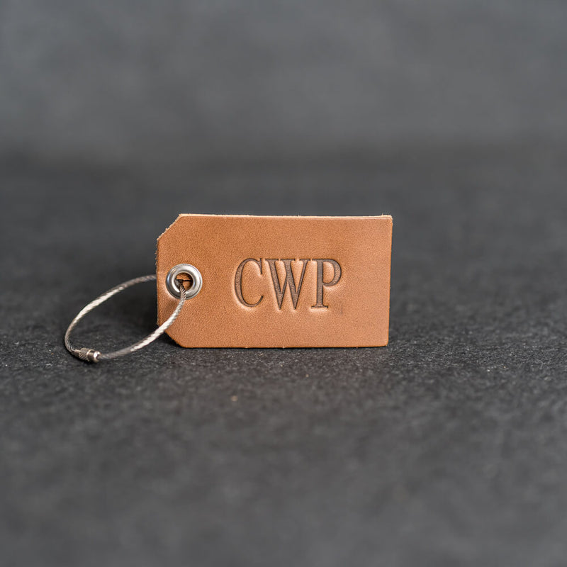 Personalized Leather Luggage Tags