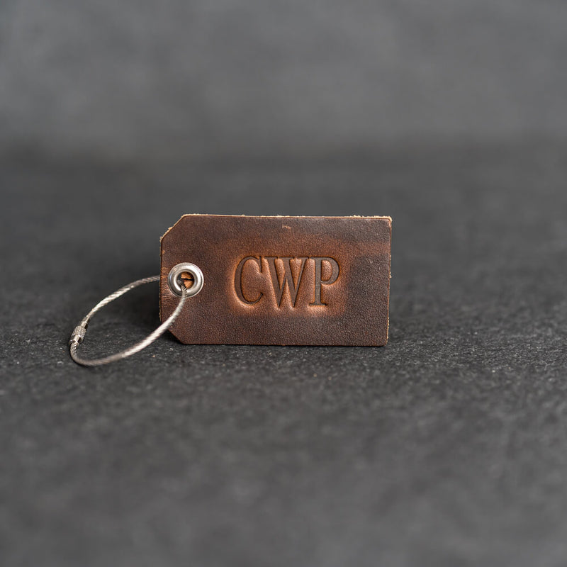 Personalized Leather Luggage Tags