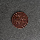 Merry & Bright Leather Coasters - 4" Round or Square - Sold individually or as a Set of 4