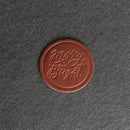 Merry & Bright Leather Coasters - 4" Round or Square - Sold individually or as a Set of 4