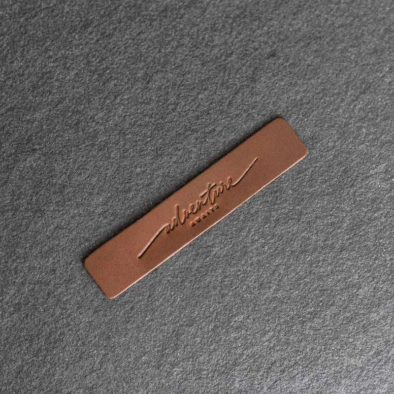 Adventure Awaits - Leather Bookmark