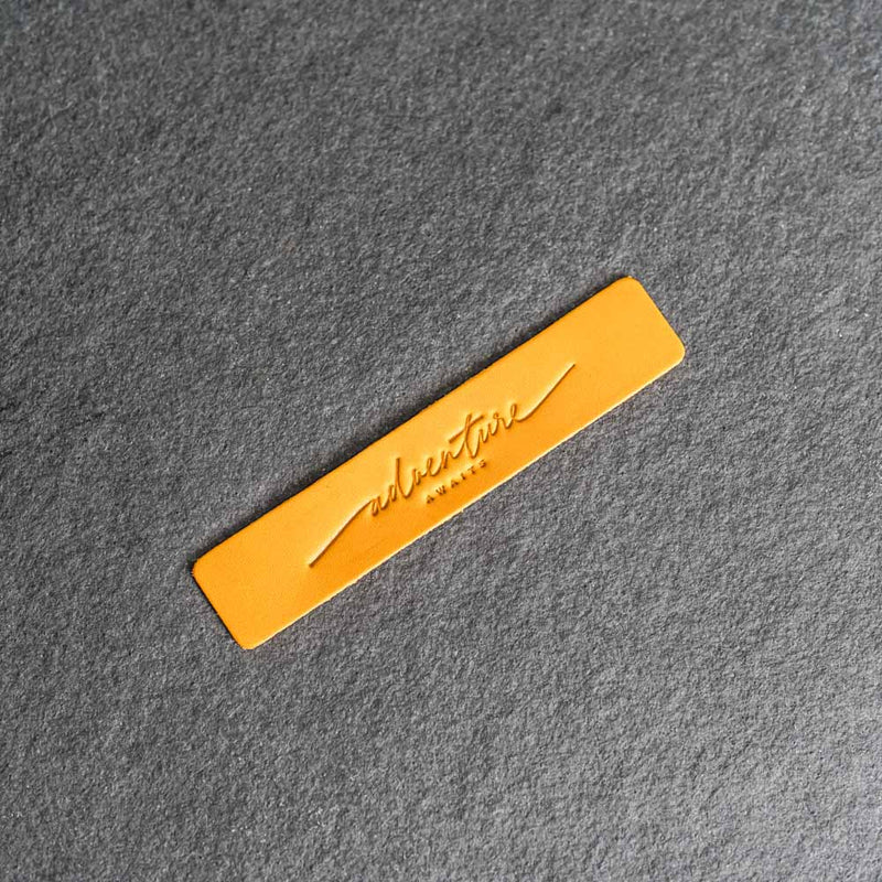 Adventure Awaits - Leather Bookmark