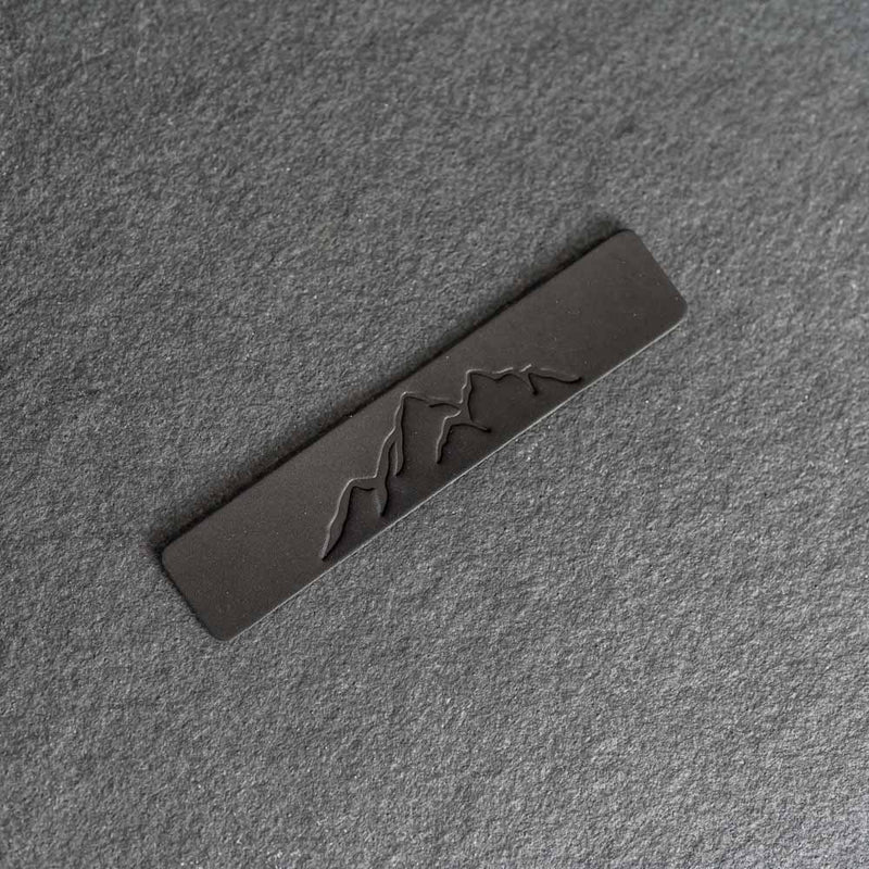 Mountain Range - Leather Bookmark