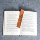Mountain Range - Leather Bookmark