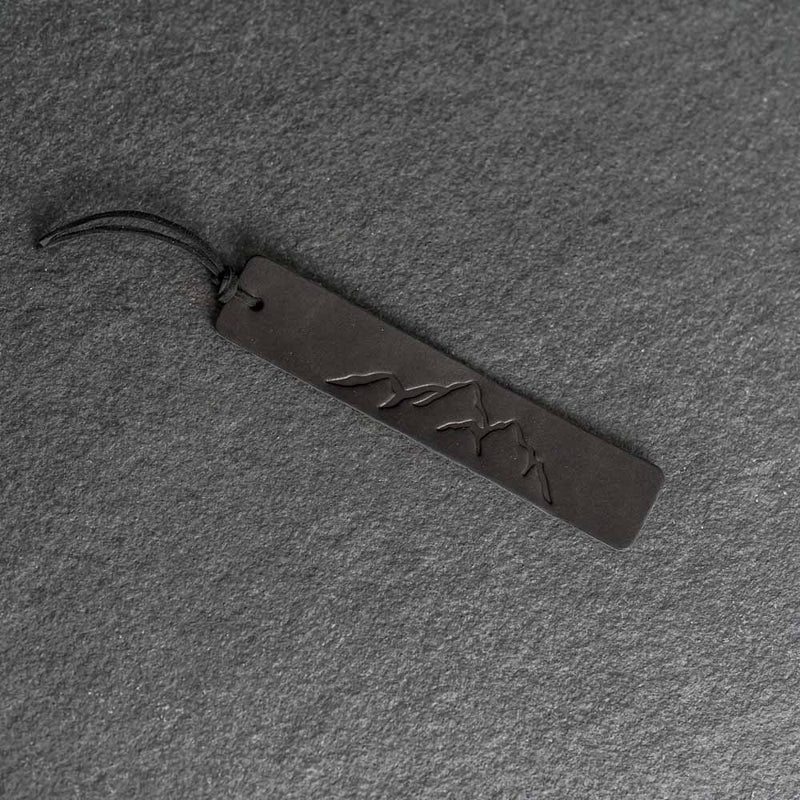Mountain Range - Leather Bookmark with Tassel