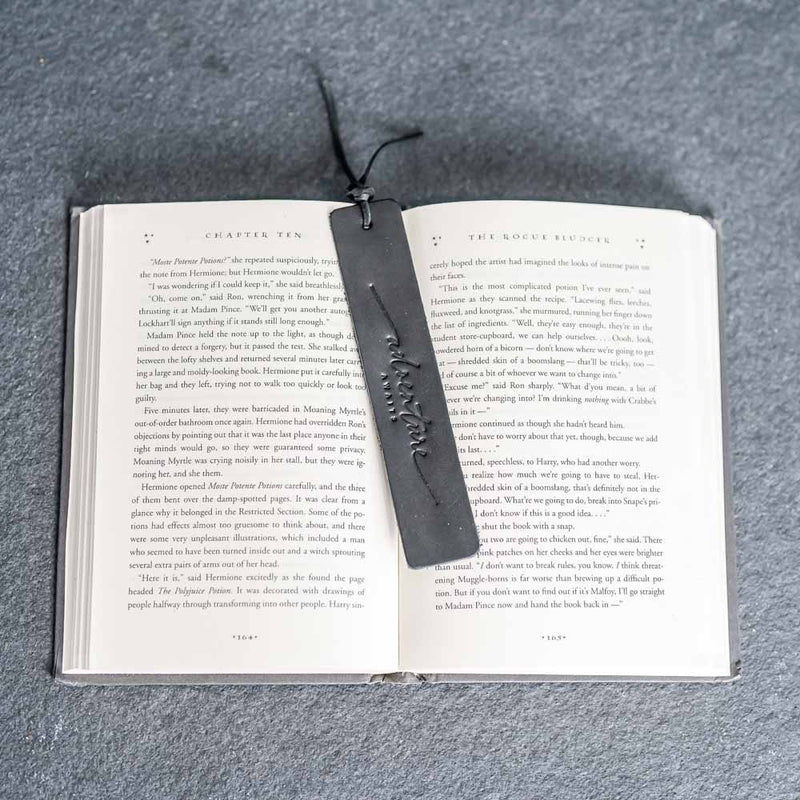 Adventure Awaits - Leather Bookmark with Tassel