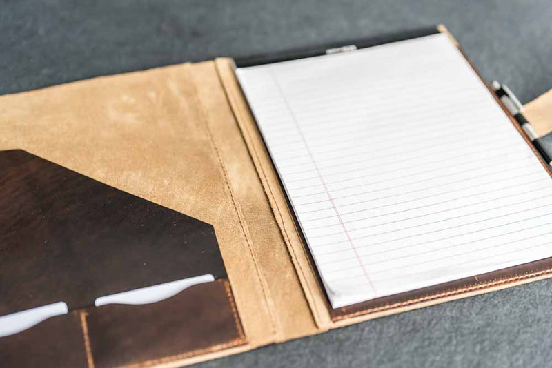 Personalized Leather Padfolio