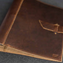 Personalized Leather 3-Ring Binder