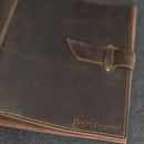 Personalized Leather 3-Ring Binder