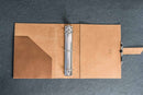 Personalized Leather 3-Ring Binder