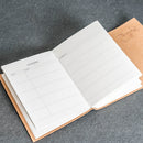 Event Guest Book - Leather 6x8 Book with Personalization Options for Birthday or Anniversary Parties
