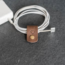 Weddings - Leather Cord Wrap For Headphones Wedding Favors