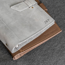 Personalized Leather 3-Ring Mini Photo Album with Photo Sleeves Included