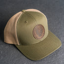 America’s 250th Anniversary Eagle Circle Leather Patch Trucker Hat - Limited Edition