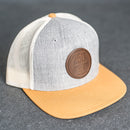 America’s 250th Anniversary Circle Leather Patch Hat – Flat Bill Trucker Hat – Limited Edition