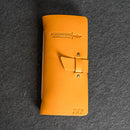 Fishing Log with Buckle Closure - Leather Fishing Journal