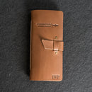 Fishing Log with Buckle Closure - Leather Fishing Journal