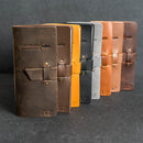 Fishing Log with Buckle Closure - Leather Fishing Journal