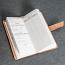 Fishing Log with Buckle Closure - Leather Fishing Journal