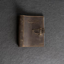 Personalized Leather 3-Ring Mini Photo Album with Photo Sleeves Included