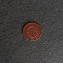 Rose Design Leather Challenge Coin or Token