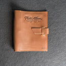 Personalized Leather 3-Ring Mini Photo Album with Photo Sleeves Included
