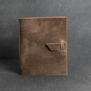 Classic 8x10 Personalized Leather Journal with Buckle Closure