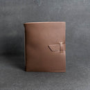 Classic 8x10 Personalized Leather Journal with Buckle Closure