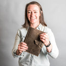 Personalized Leather Mini Padfolio