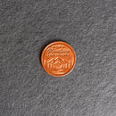 Mountains Calling Stamp Leather Magnet