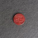 Mountains Calling Stamp Leather Magnet