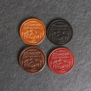Mountains Calling Stamp Leather Magnet