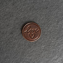 Love Stamp Leather Magnet