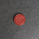 Love Stamp Leather Magnet