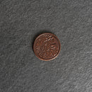 Floral Stamp Leather Magnet