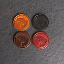Fish Stamp Leather Magnet