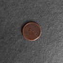 Wolf Stamp Leather Magnet