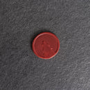 Wolf Stamp Leather Magnet