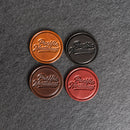 Pacific Northwest Stamp Leather Magnet
