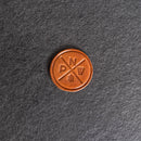 PNW Stamp Leather Magnet