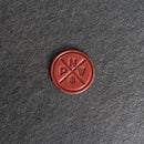 PNW Stamp Leather Magnet