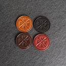 PNW Stamp Leather Magnet