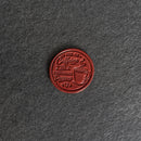 Coffee Stamp Leather Magnet