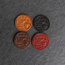 Coffee Stamp Leather Magnet