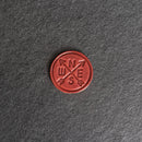Compass Stamp Leather Magnet