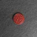 Texas Bluebonnet Stamp Leather Magnet